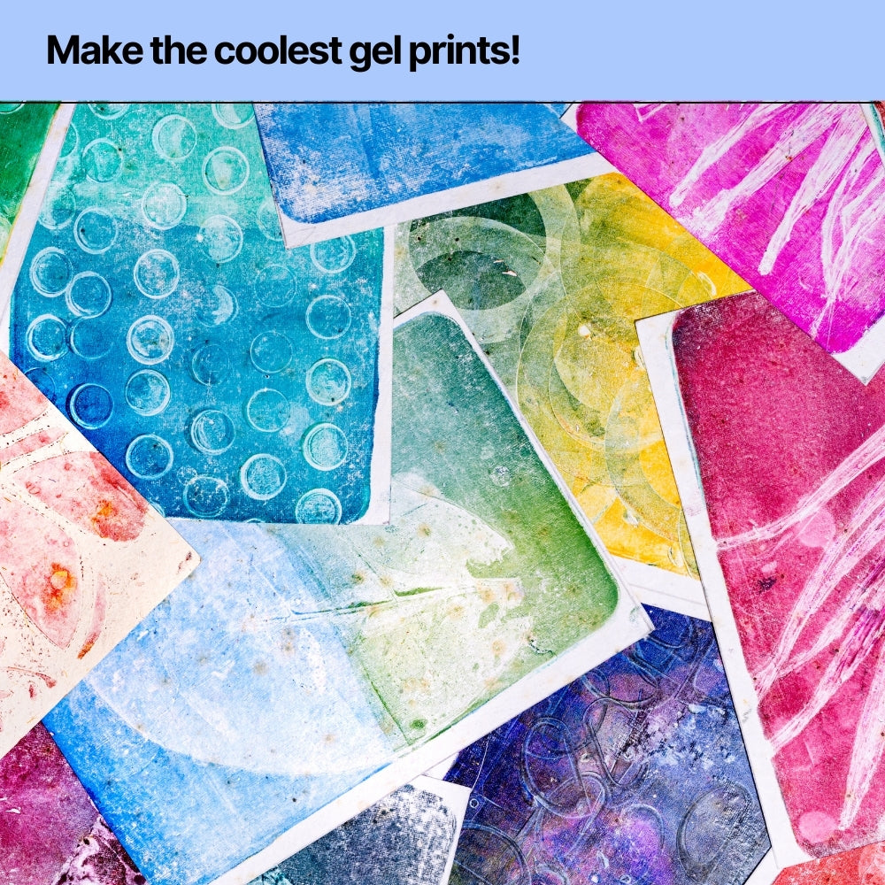 DIY Gel Plate Monoprinting Kit